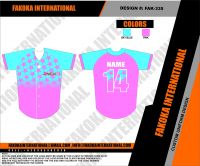 Pink Stars Baseball Jersey
